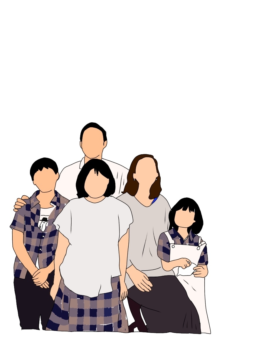 写真をなぞってイラストを描きます 思い出の写真、絵にしませんか？ イメージ1