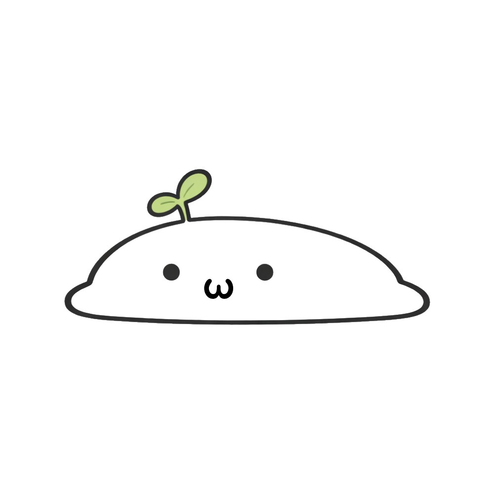 シンプルゆるかわアイコン素材8点セット販売します すぐ使える完成品♪ゆるかわ謎生物キャラの表情別8点セット イメージ8