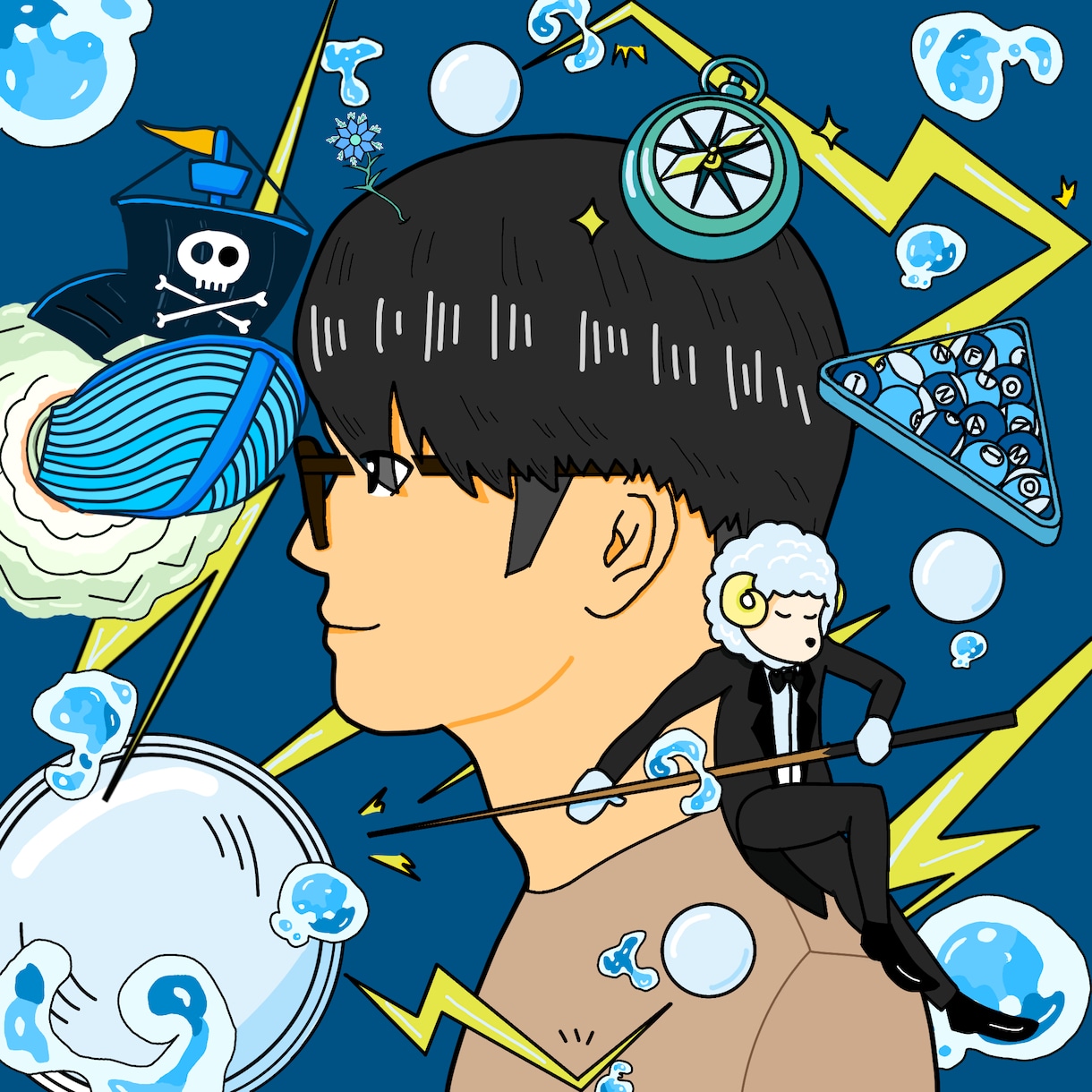 個性を視覚化したイラストを作成します 自分だけの得意・好きを視覚化！自分らしさを忘れない！ イメージ1