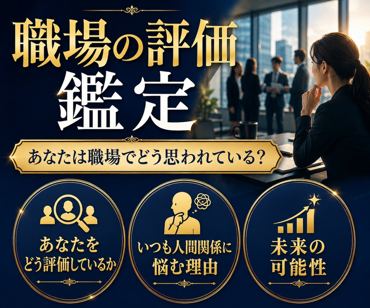 昇進/転職に◆職場でのあなたの仕事の評価を占います 自分はどう見られてる?なぜいつも人間関係に悩む？霊視四柱推命 イメージ15