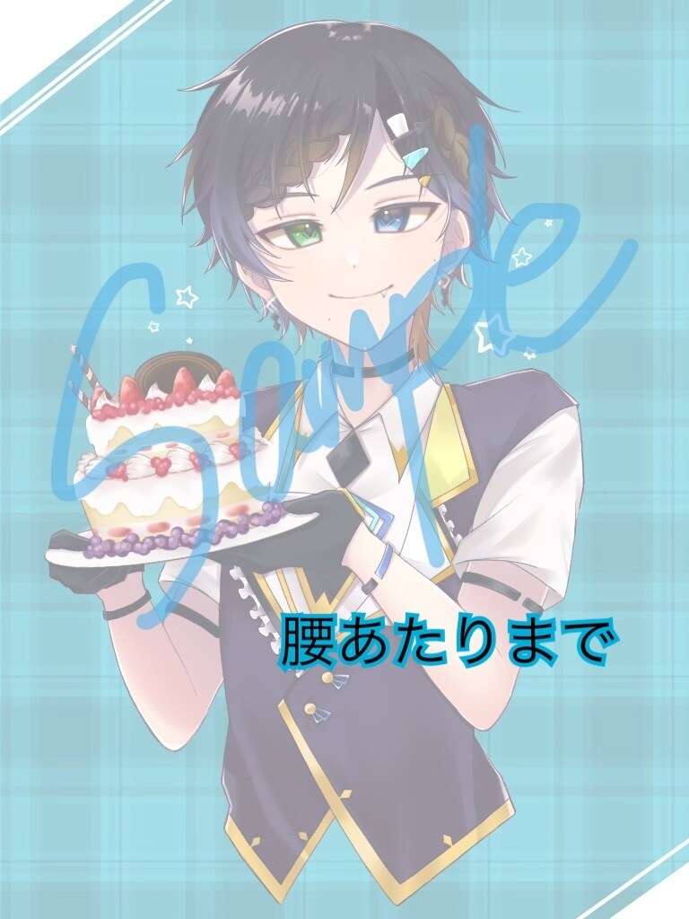 イラスト、アイコン、ヘッダーなどの制作をします 可愛い系、カッコイイ系どちらも対応してます！！ イメージ5