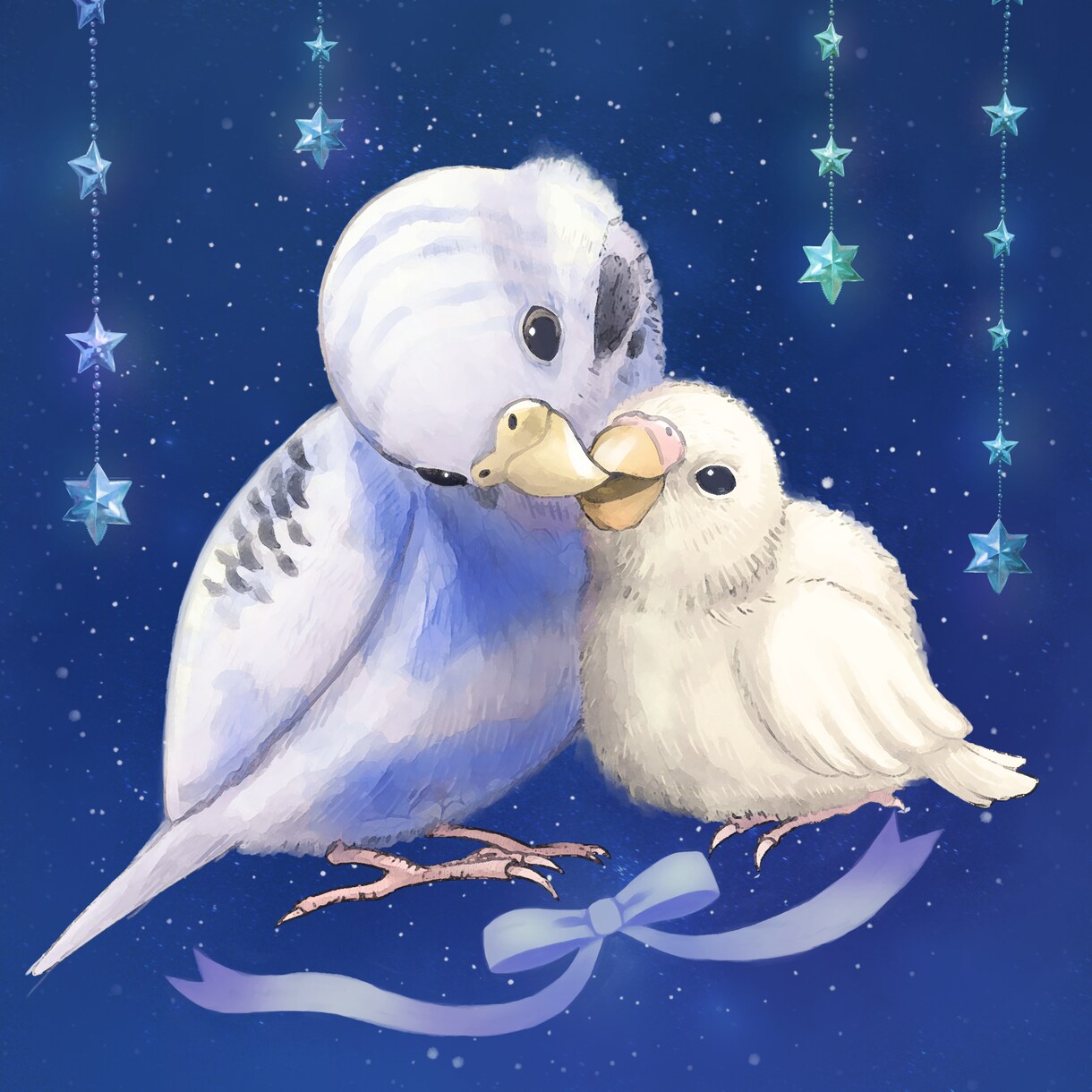 やわらかいタッチの動物イラストをお描きします ペットの記念日にかわいいイラストお描きします♡ イメージ2