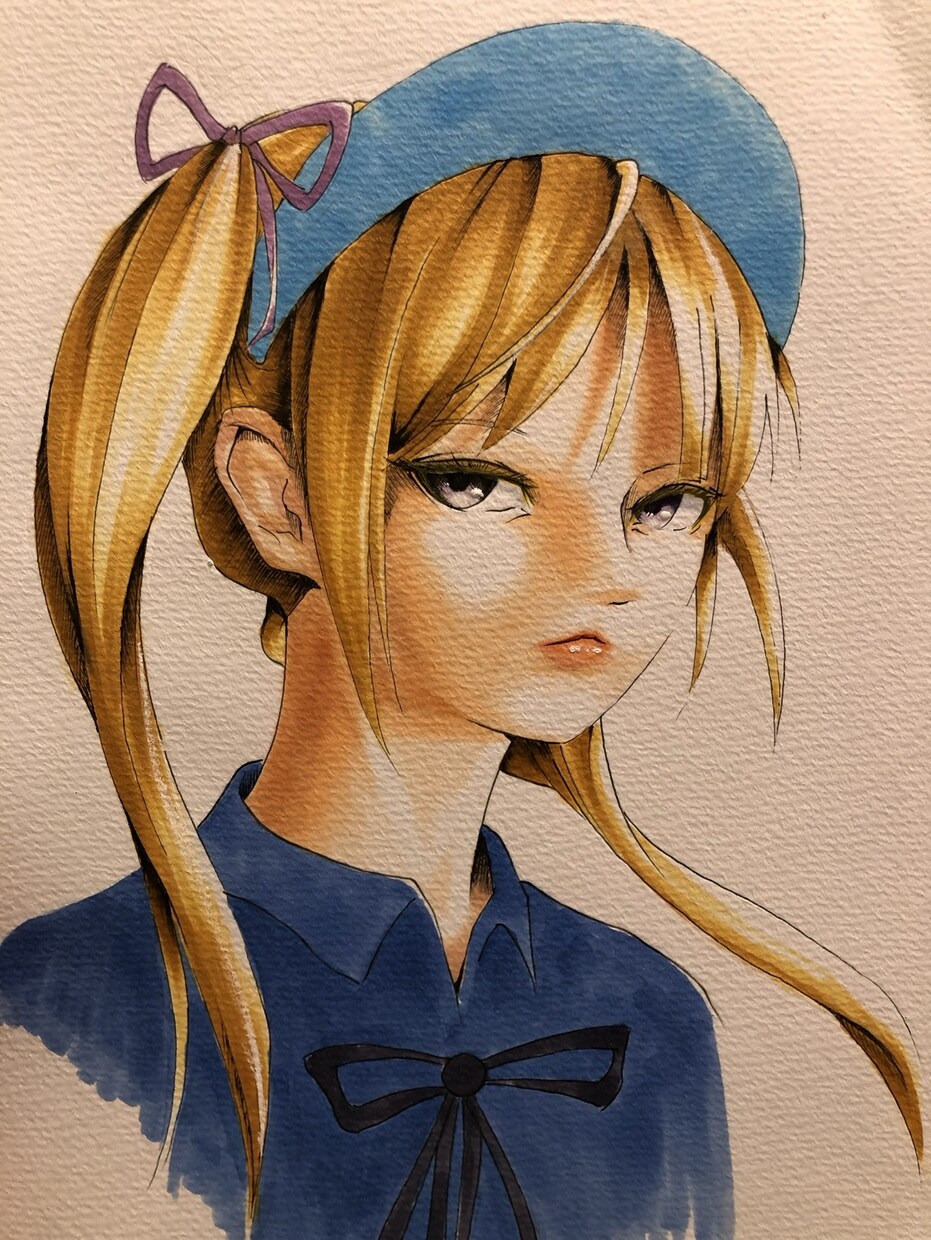 商用利用OK！アナログでイラスト作成します アナログ画材、コピックを使用します！ イメージ9