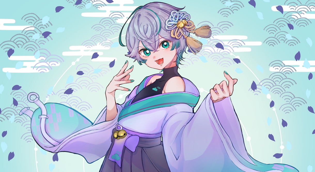 商用OK！ふんわりやわらかポップなイラスト描きます 初めての方も大歓迎！気軽に相談であなただけの一枚を制作します イメージ5