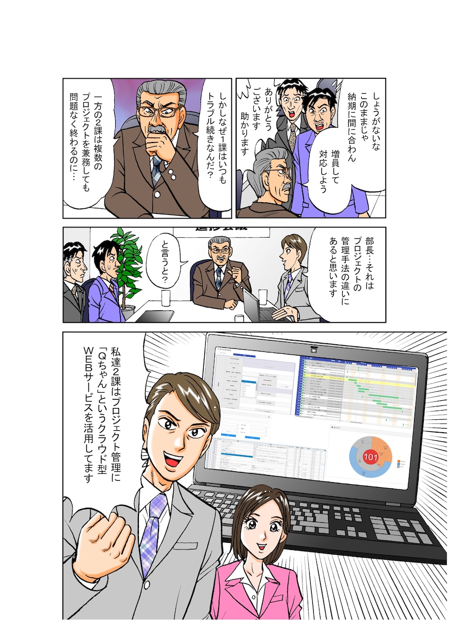 広告漫画・４コマ漫画描きます 大事なあなたの漫画、ぜひプロにお任せ下さい！ イメージ3
