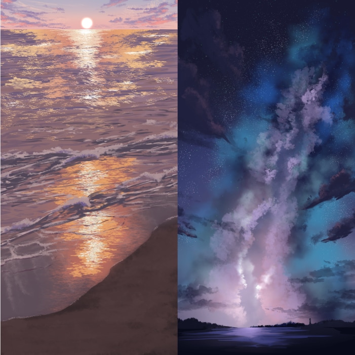 ハイクオリティな背景風景イラスト作成します MV・配信背景・ゲーム素材用など イメージ7
