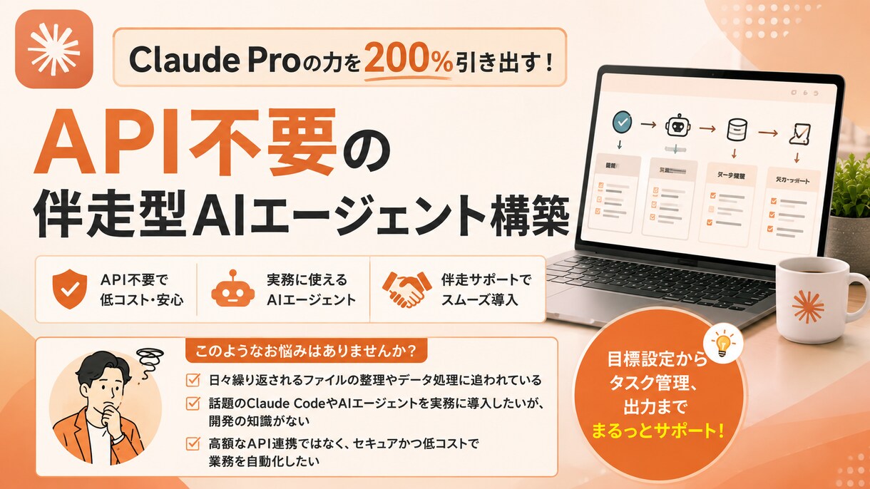 Claude Codeで業務自動化します あなたの面倒な作業をAIエージェントにおまかせ イメージ1