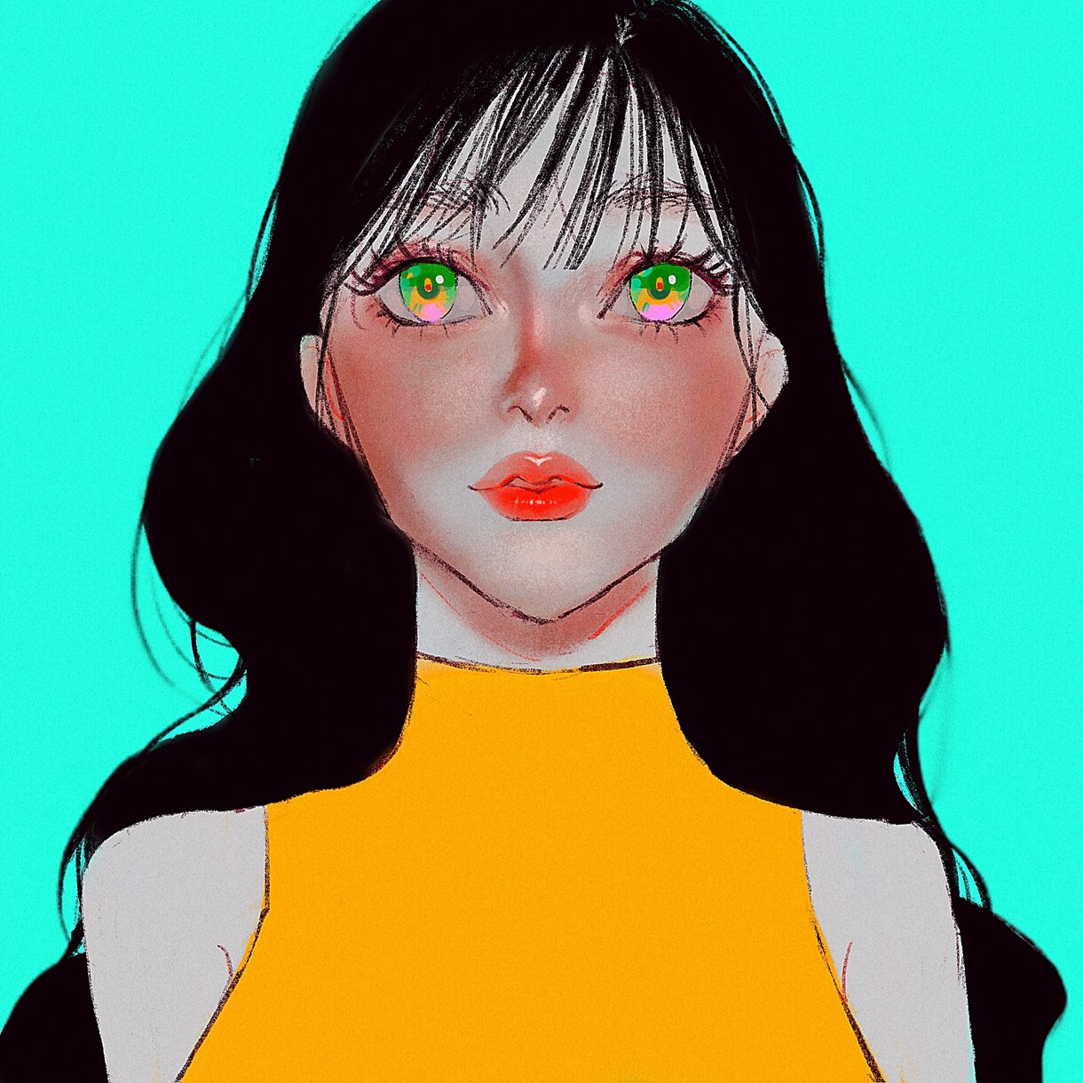 おしゃれなアイコンを描きます 誰とも被らないアイコンでSNSを始めましょう。 イメージ2