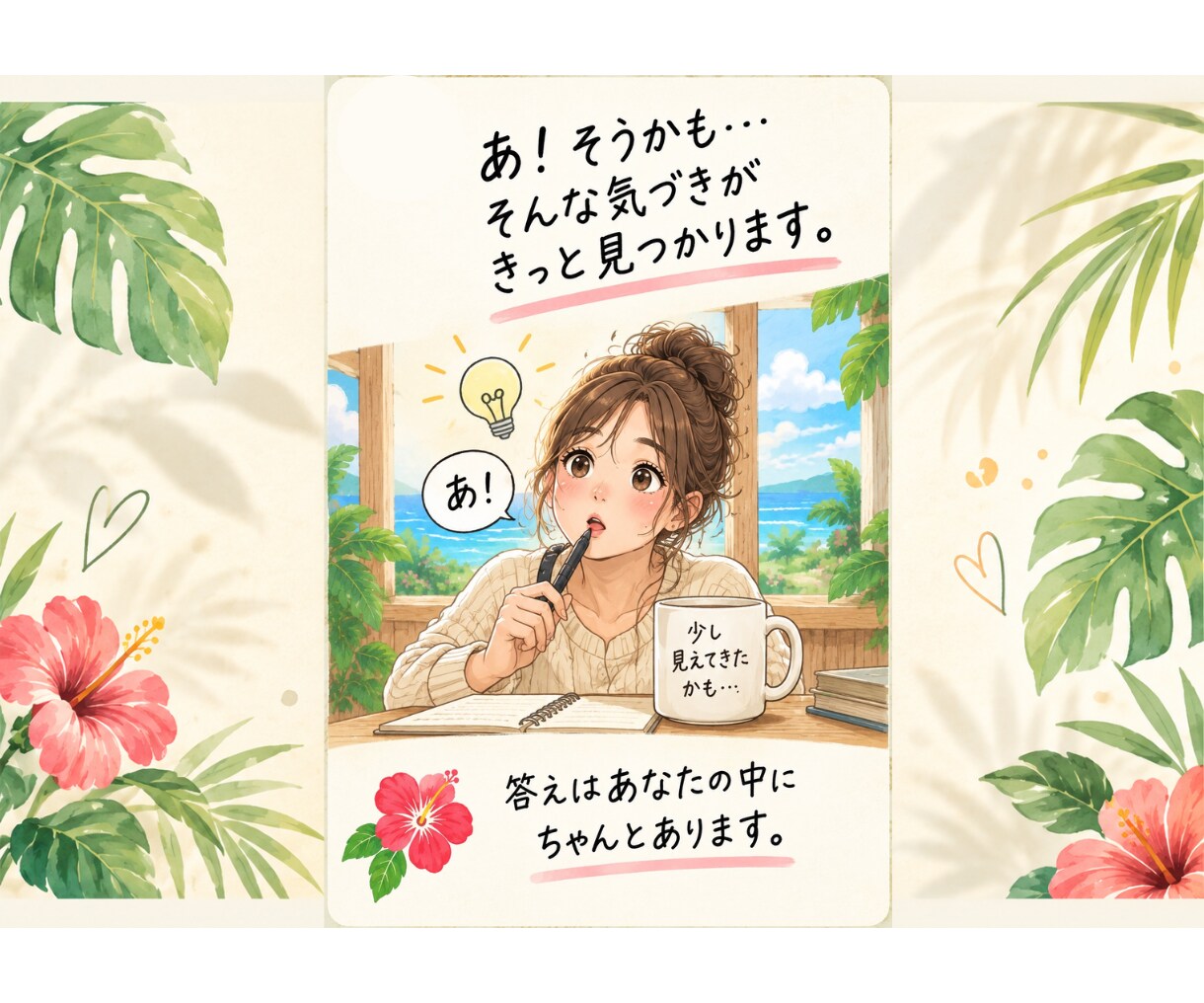 何に悩んでるかわからない…そんな話もお聞きします ただ話したいでも、一緒に整理したいでも大丈夫。 イメージ8