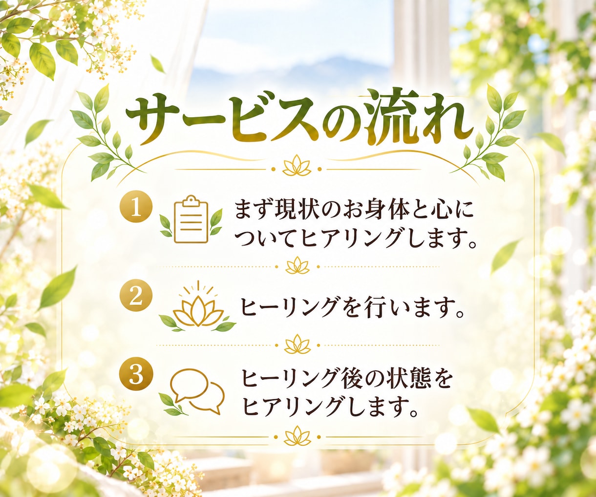 病気や怪我での身体や心の辛さを軽くします あなたはもっと元気になれる！我慢しないで。 イメージ3