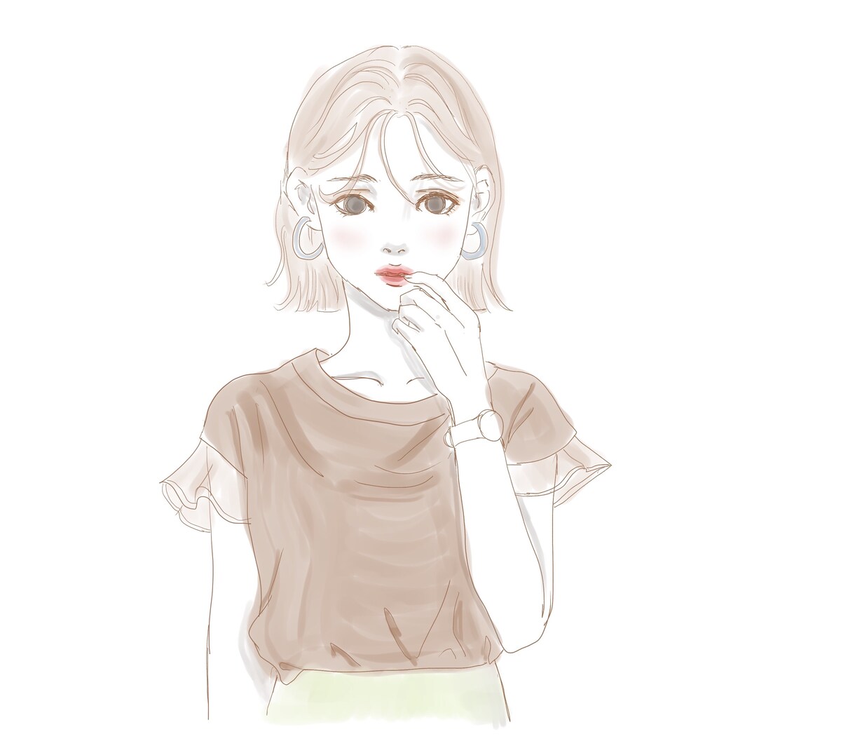 男性も女性もご要望に沿ったイラストを提供致します 透明感のある個性的なイラストを提供します。 イメージ10