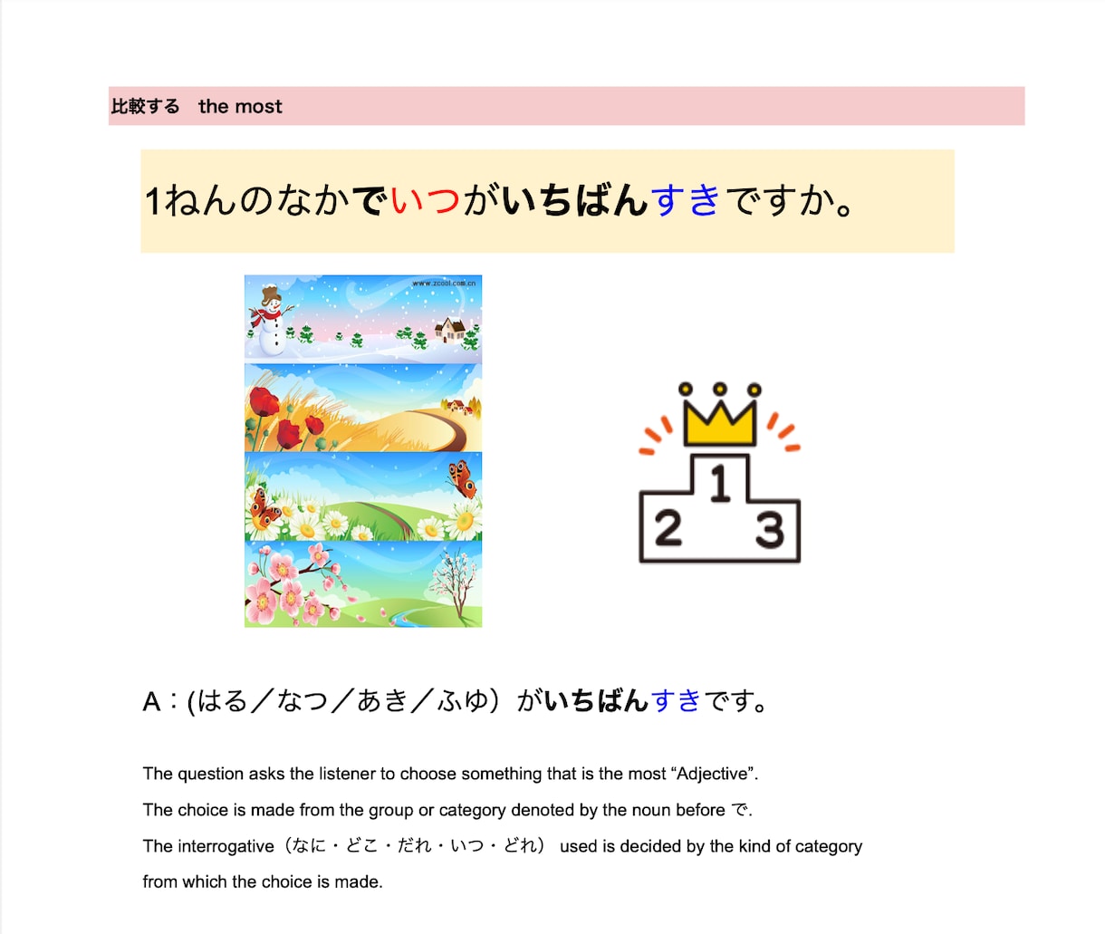 そのまま使える！オンライン日本語教材提供します 日本語教師のための日本語PDF教材！【中級者向け②】 イメージ3