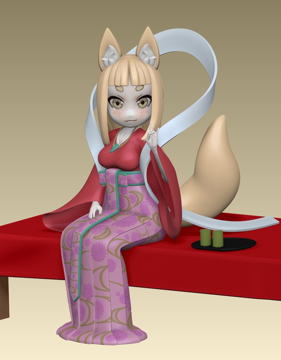 SDキャラクターの３Dモデリングをします あなたのSDキャラクターをフィギュアに！ イメージ3
