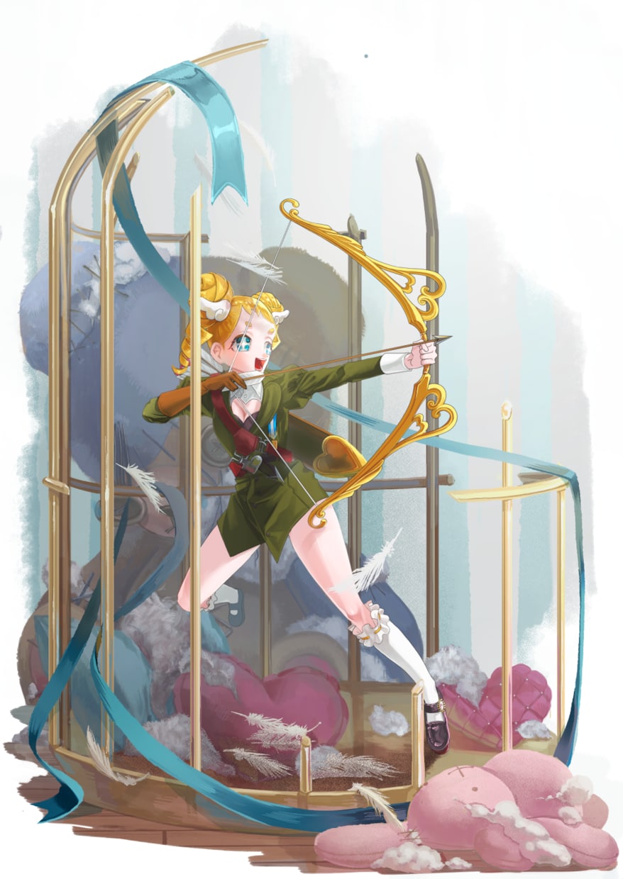 商用利用可！TRPGに活用できます サイコー立ち絵！ソシャゲ風背景つけられます♪ イメージ1