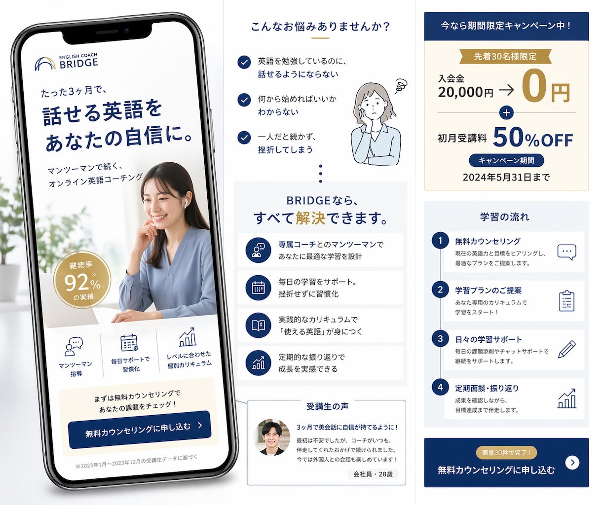 購入前にデザイン確認できるLP制作します 実物を見てから判断できるLP制作です イメージ4