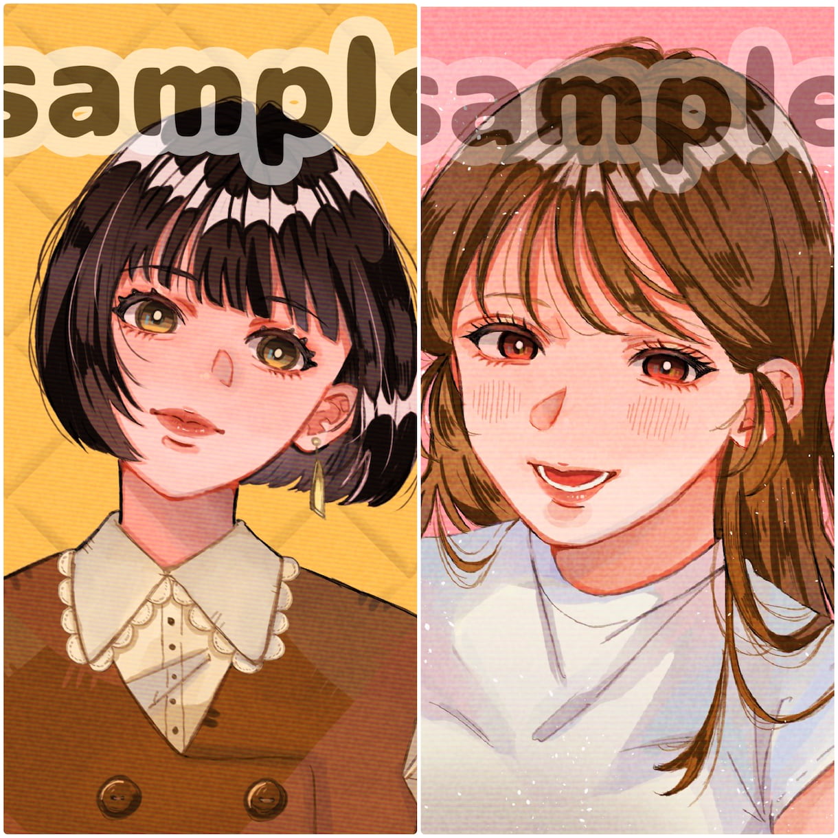 かわいい　SNS アイコン、イラスト作成します 簡単な小物無料！SNSアイコンなど色々な場面でお使いください イメージ2