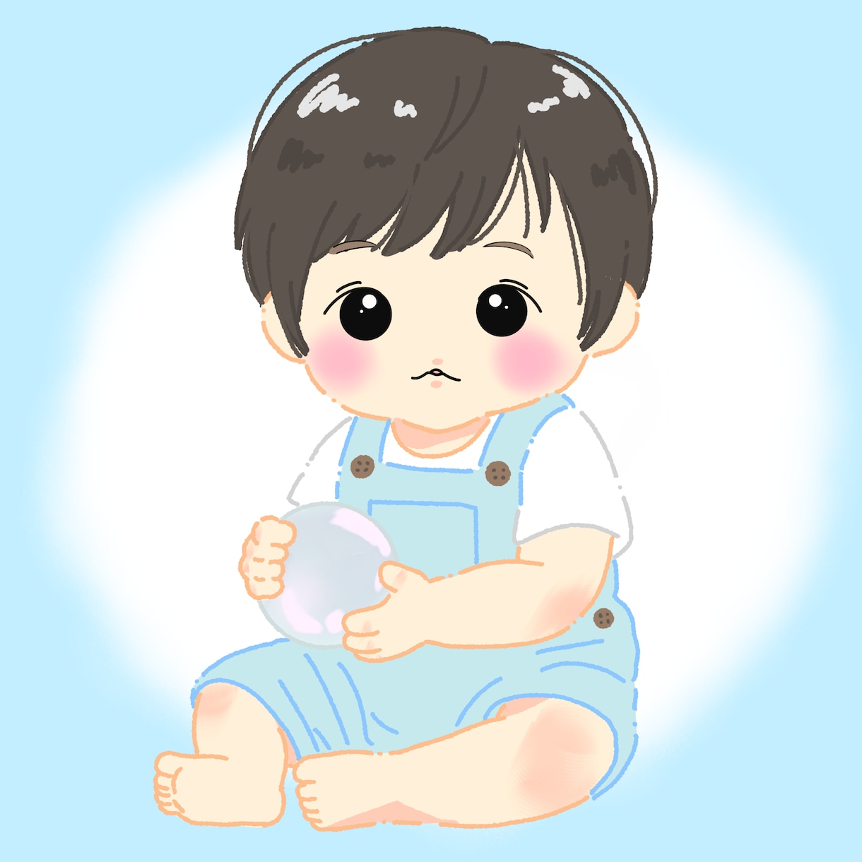 写真から♡ゆるかわ我が子イラストお描きします 成長の『今』をかわいく残そう♪ イメージ3