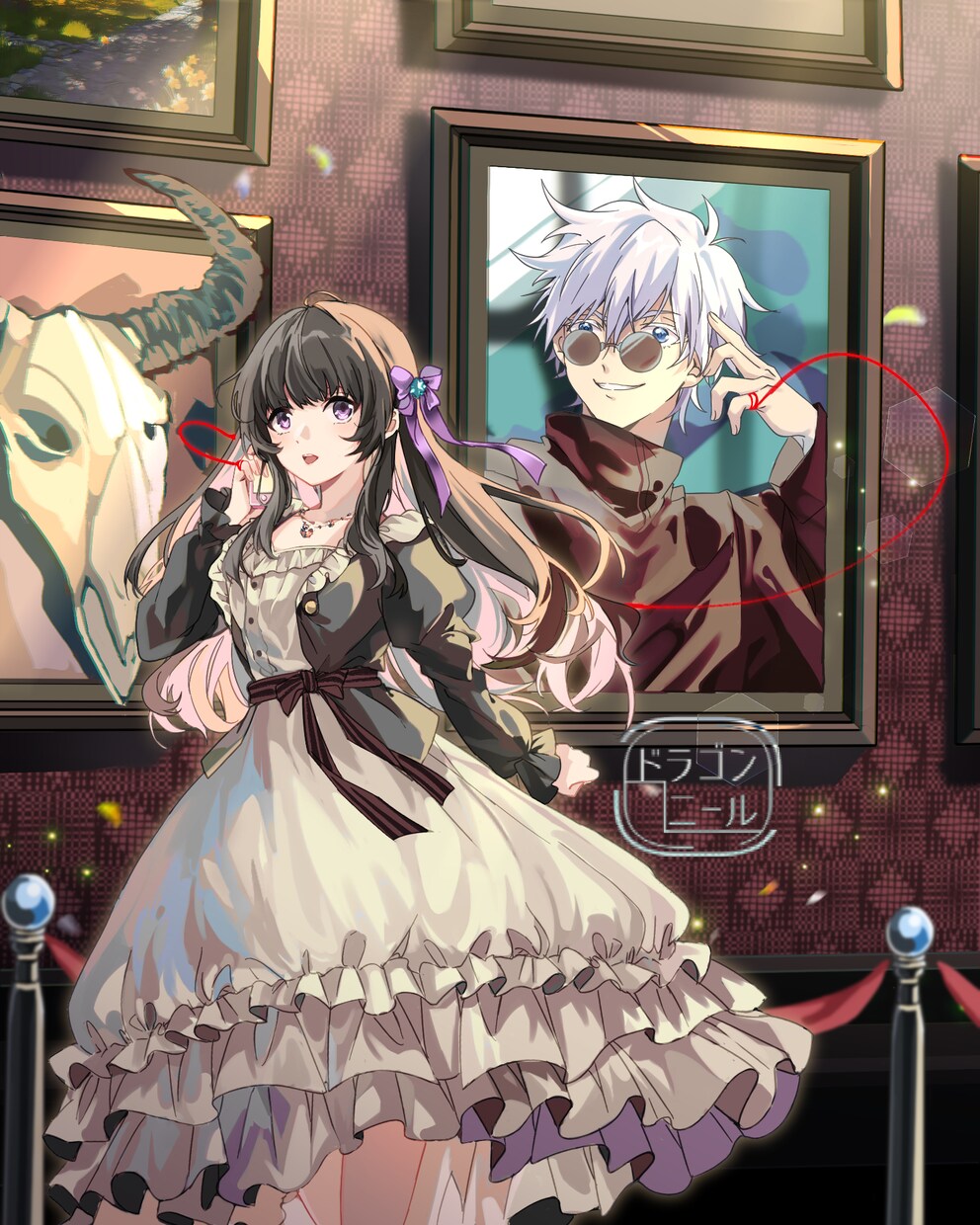 キャラクターイラスト（キャラクター2体）承ります 観賞用、壁紙用など、高い品質保証、キャラクターイラスト一枚！ イメージ3