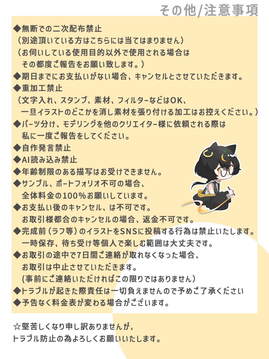あなたのVキャラ作成します 7割デザイン済！ここにあなたの個性を足して念願のVデビュー！ イメージ3