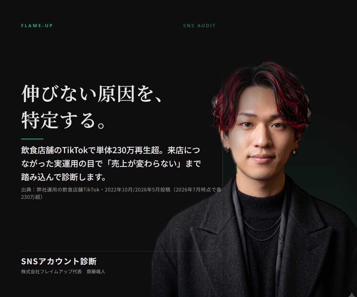 現役運用者がSNSアカウント診断します 飲食・店舗系SNSの運用実績から伸びない原因を特定します イメージ1