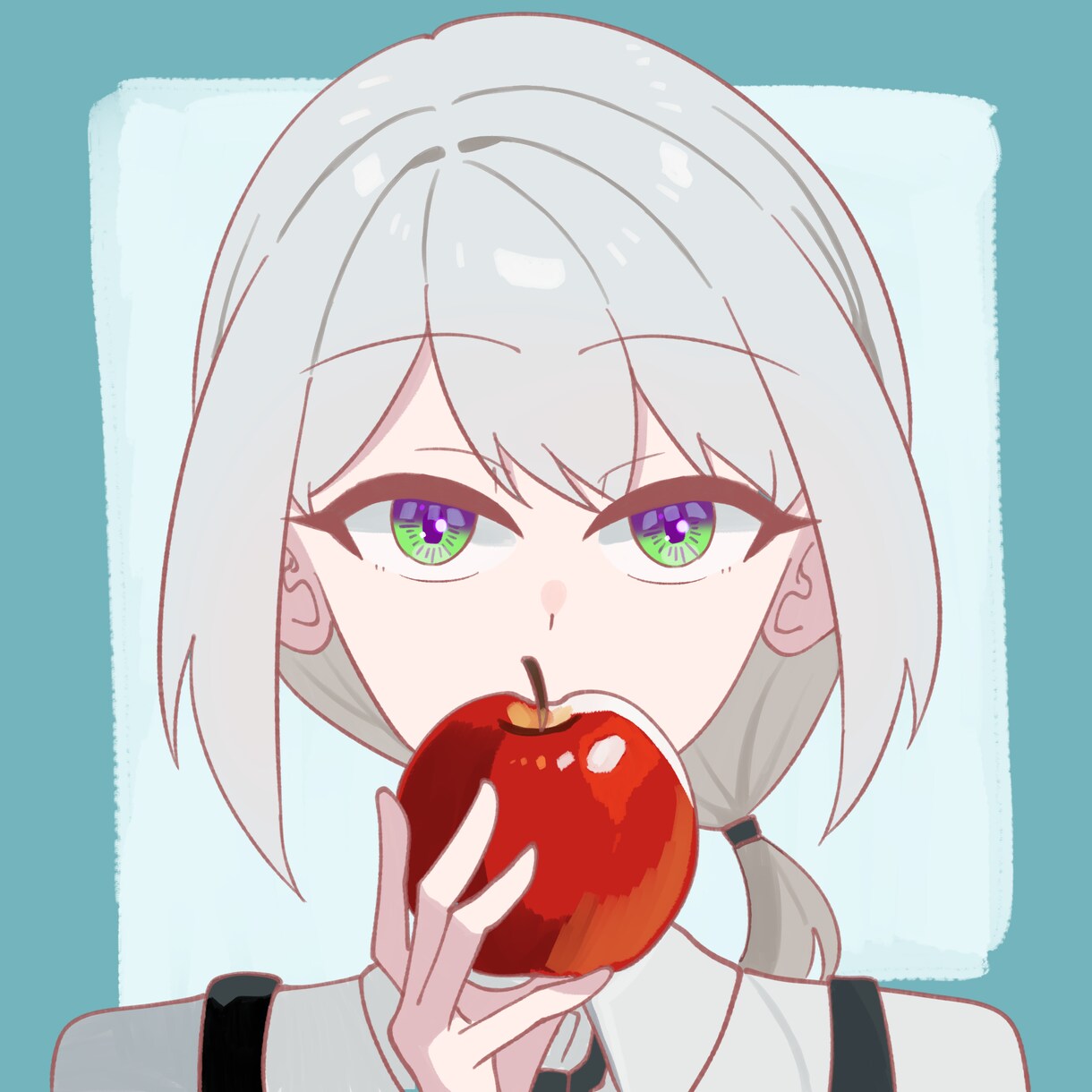 ゆるっとラフめなアイコン描きます 瞳が印象的でラフ感がかわいい！ イメージ3