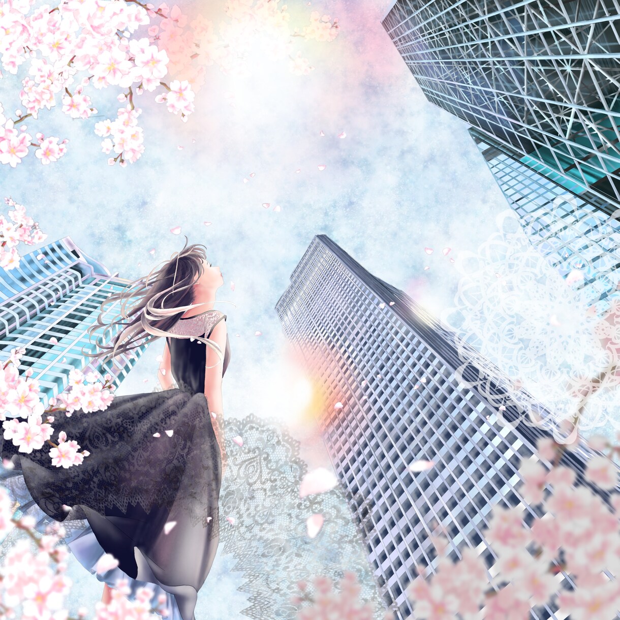 オリジナル、ボカロジャケットイラストお描きします インパクトのあるイラストで楽曲のイメージを再現！ イメージ5
