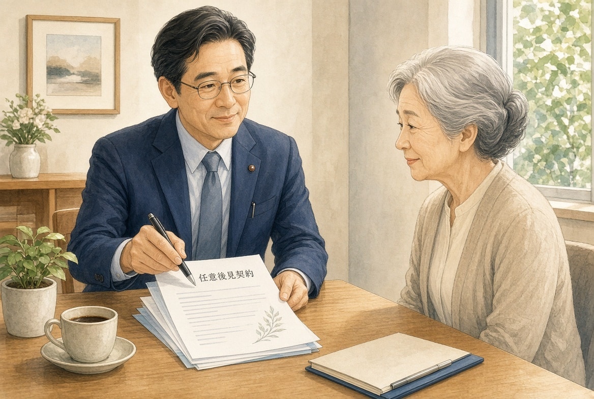 任意後見制度の相談を行政書士が丁寧にサポートします 社協を任意後見人にする場合も対応　制度の選択から契約準備まで イメージ1