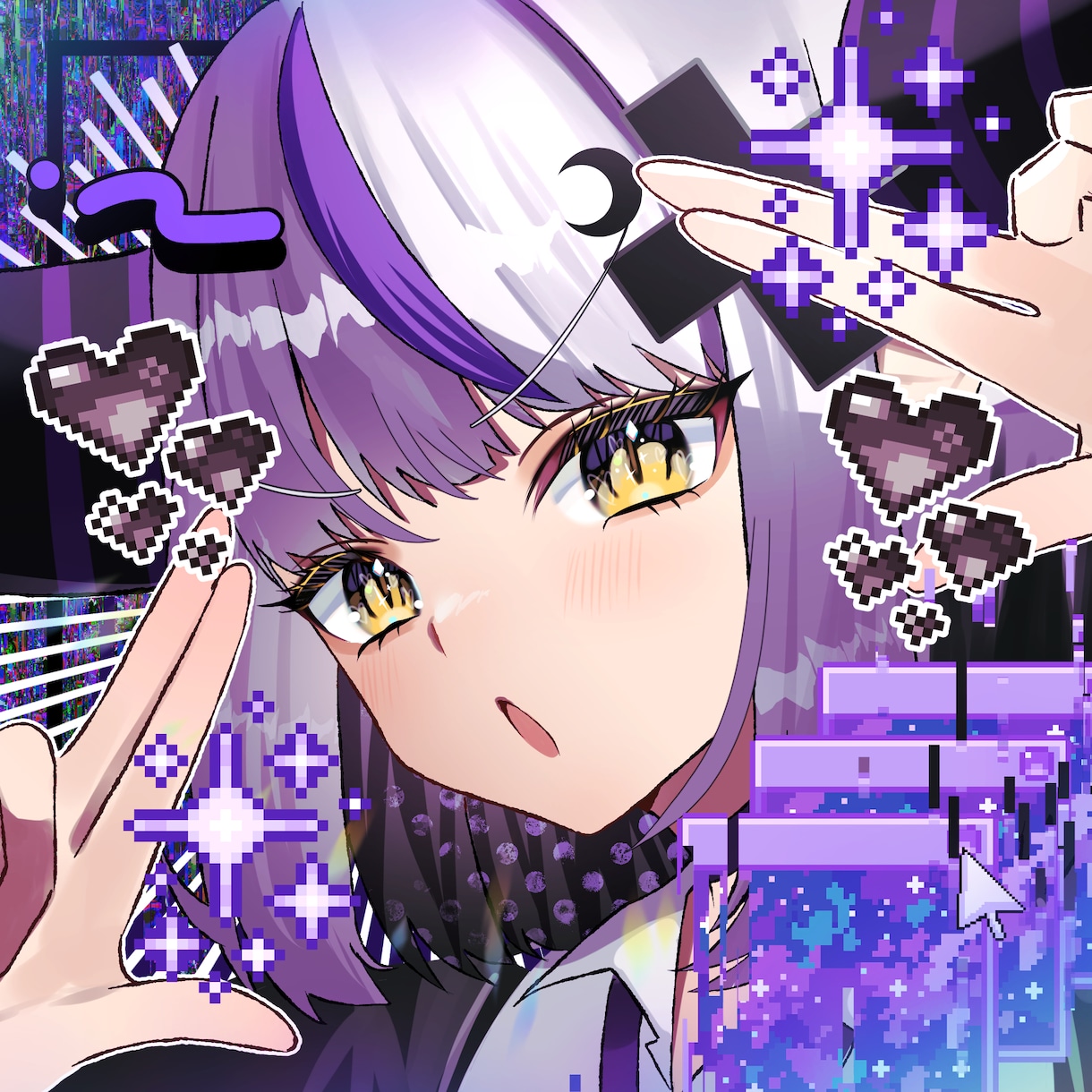 がっつり目を引くアイコン描きます 平均1週間納品！華やか＆儚げなイラストが得意です。男女〇 イメージ5