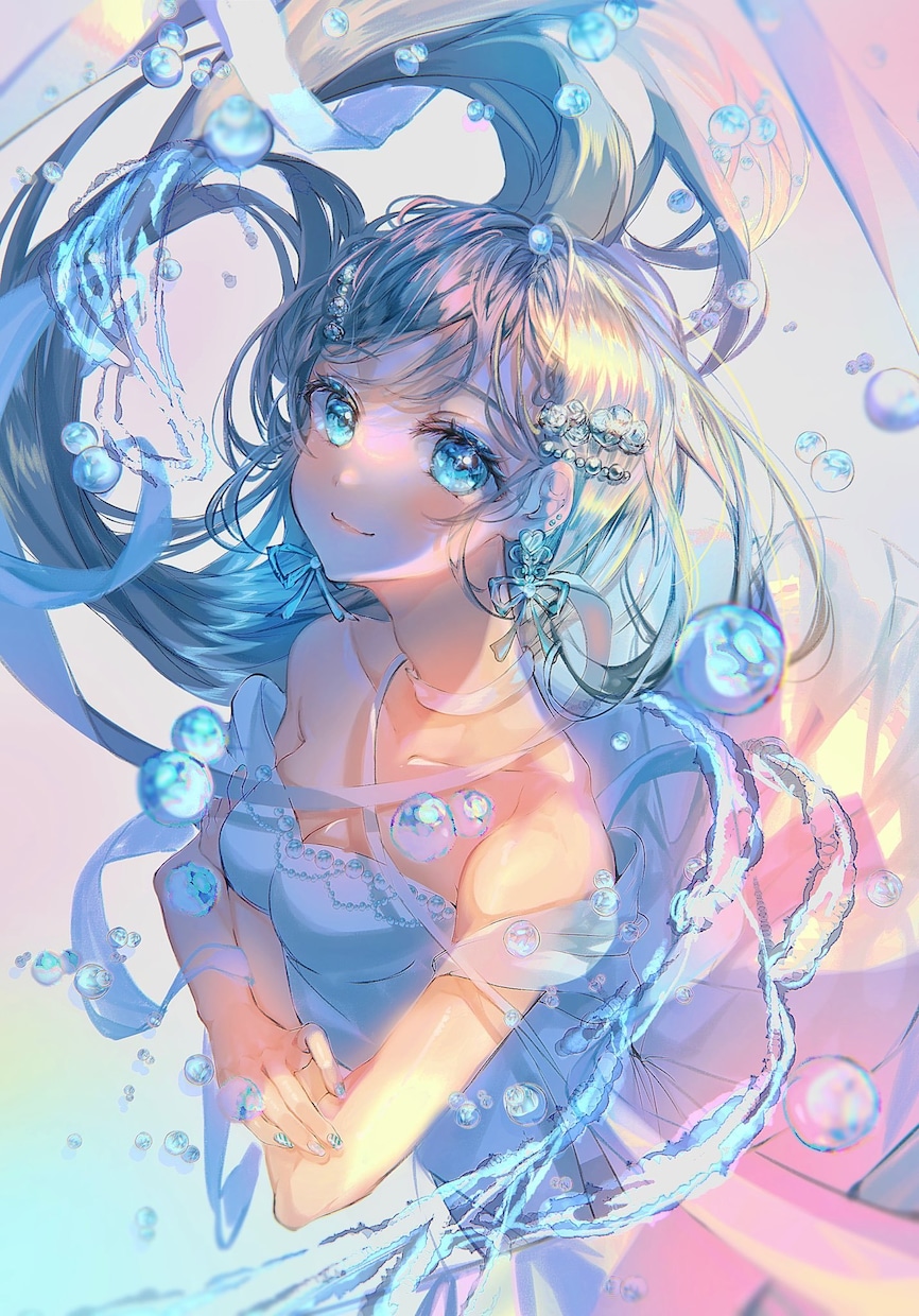 透明感溢れる女の子のアイコン/イラスト描きます VTuber、歌い手、活動者様、商用利用可、儚い雰囲気など… イメージ4
