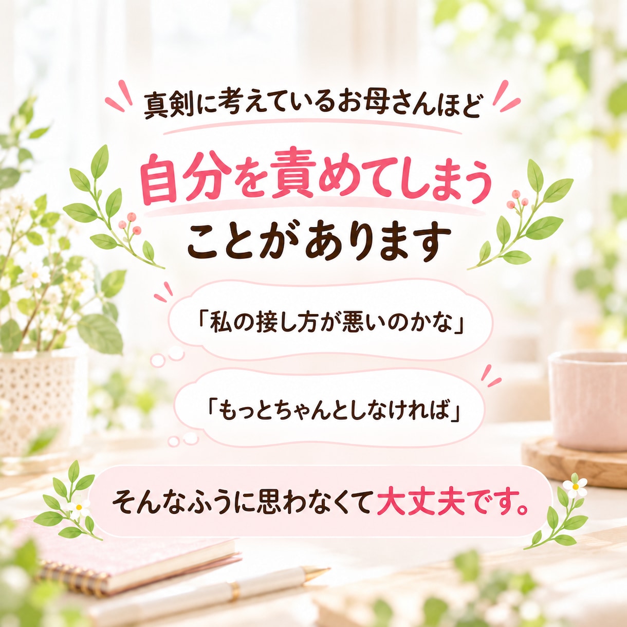 誰に聞けばいい？子育てのどんなお悩みもお聴きします 1000組以上の親子に向き合った経験と心理学をあなたのために イメージ3