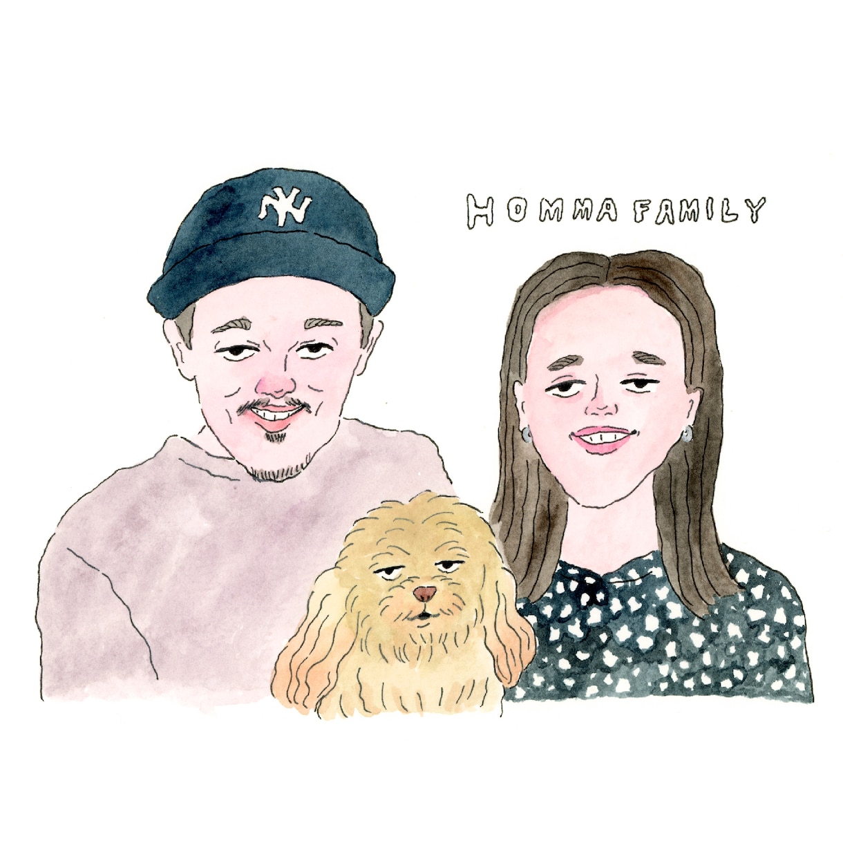 ゆるくてアンニュイな似顔絵描きます 雑誌でも活躍中のイラストレーター！SNSやプレゼントに イメージ8