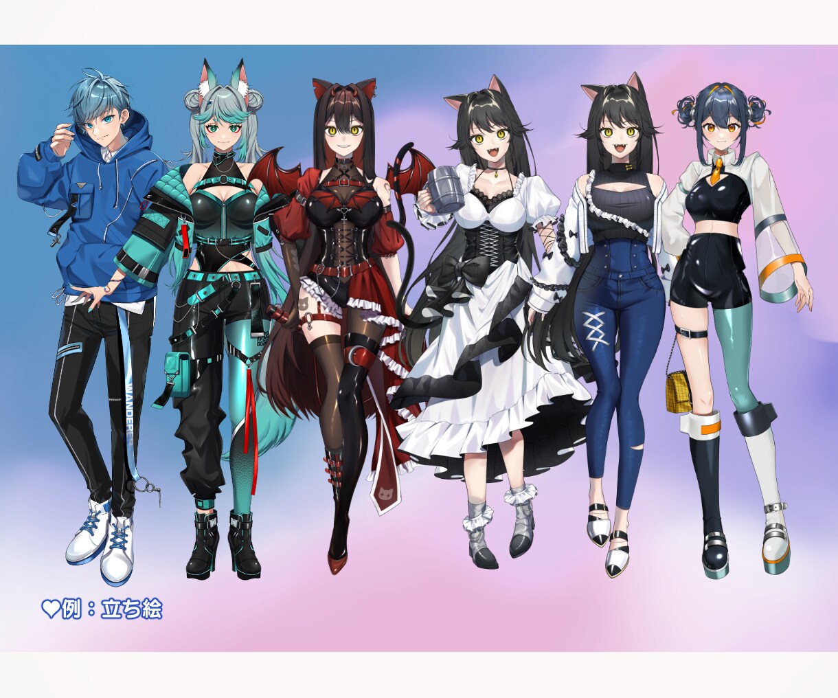 アイコン、立ち絵、一枚絵なんでもお描きします ▶︎TRPG、イリアム対応立ち絵も！◀︎ イメージ9