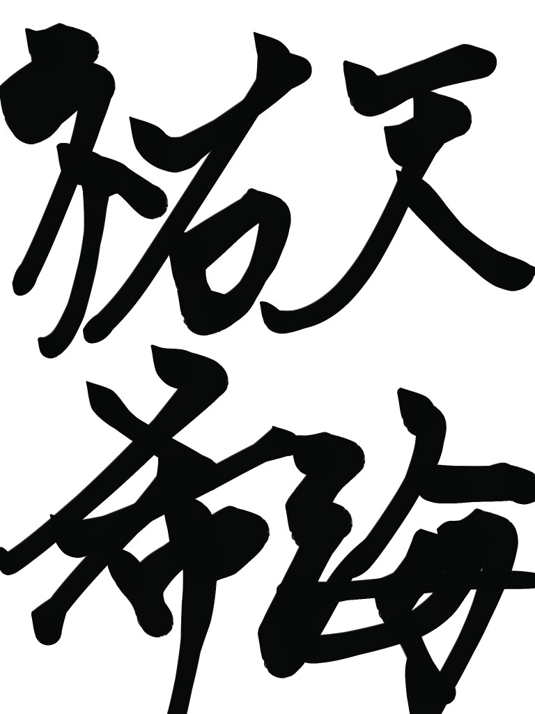 独自の完成で好きな文字を派手に書きます 力強く独創的な文字を描きます。真似出来ない文字をプレゼント イメージ4