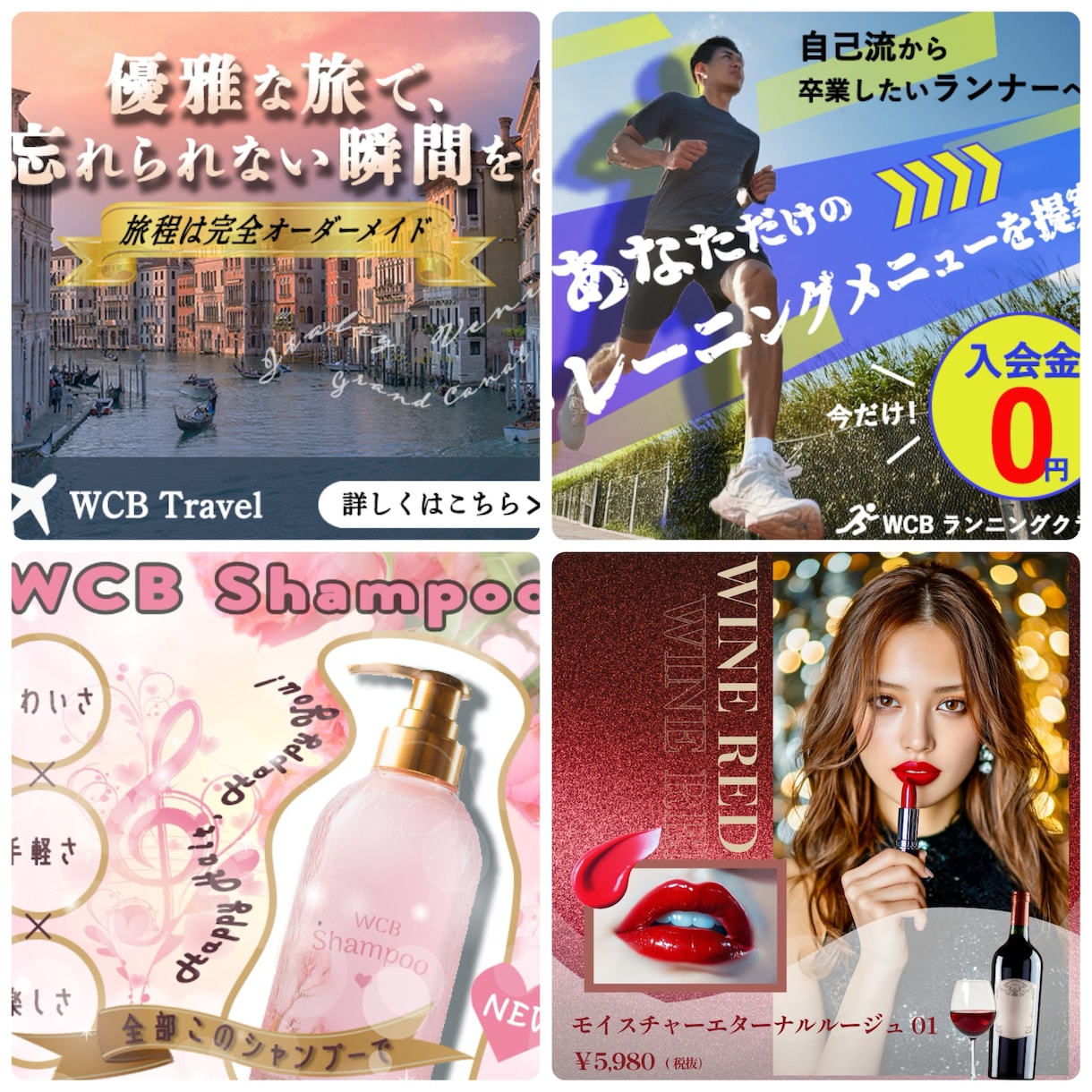 プロが導線を応援！【バナー制作】いたします 『振り向かせる』瞬間的伝達を美しく可視化します。 イメージ6