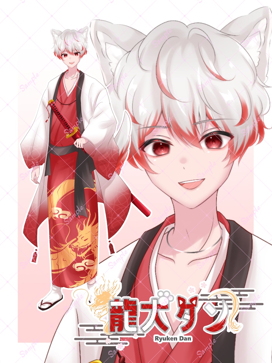 Vtuber様のLive2D立ち絵イラスト描きます 大好評！安心安全！丁寧にご案内します☆ イメージ8