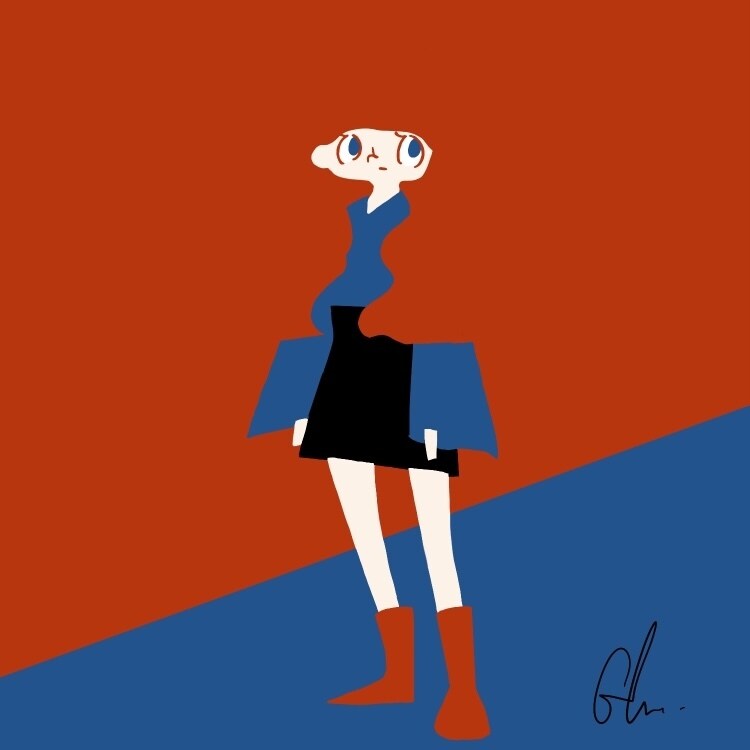 可愛いミニキャラのイラストを作成します シンプルでアートなデフォルメを作成します！※商用利用不可 イメージ8