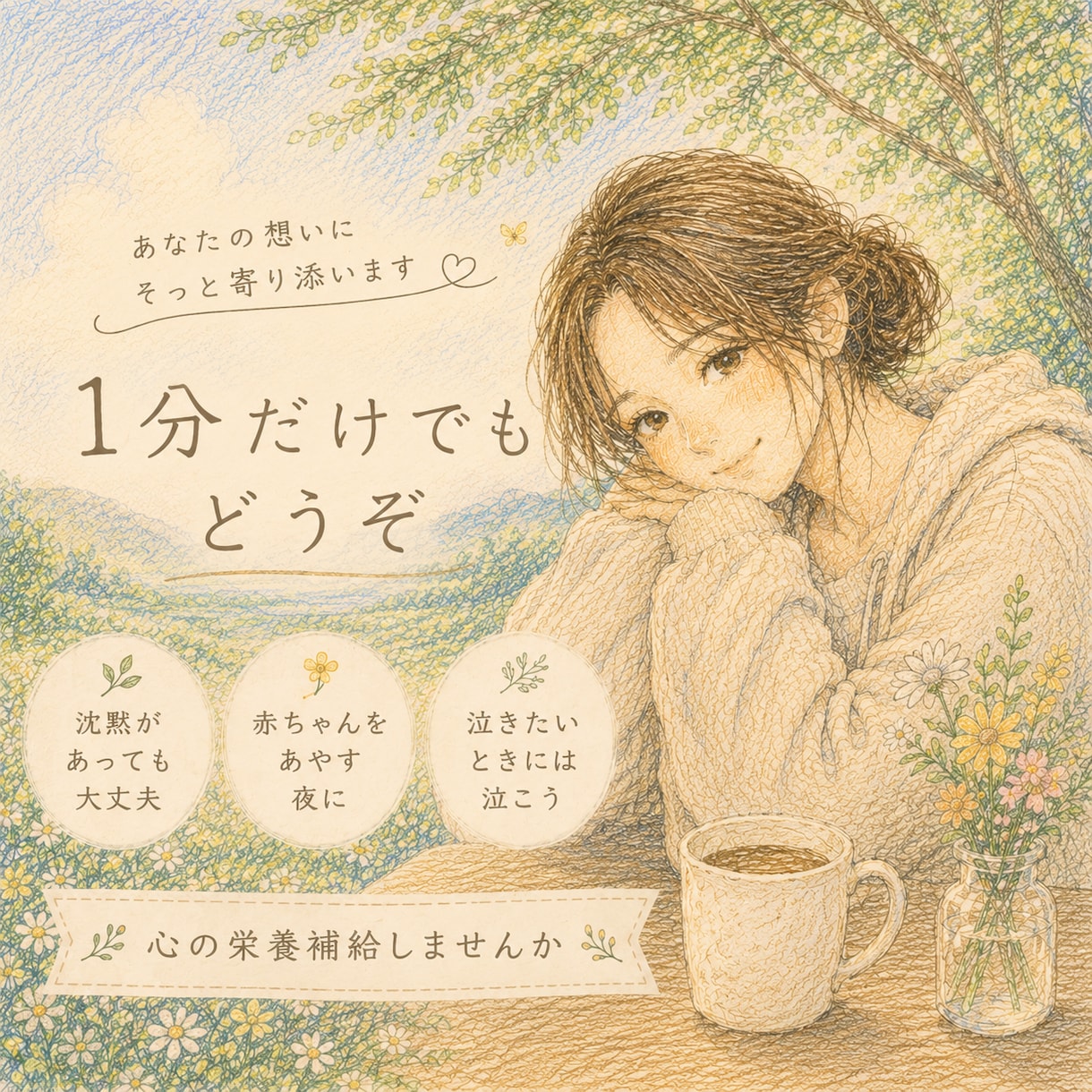 今すぐ聞いてほしい！否定せずお話し聞きます 男女OK！つながった瞬間から私はあなたの絶対の味方です！ イメージ1
