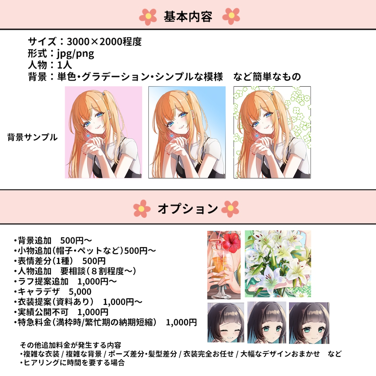 やわらか笑顔が目を引く好印象イラスト描きます ＜価格改定＞格安でキラキラかわいい女の子をお届けします！ イメージ4