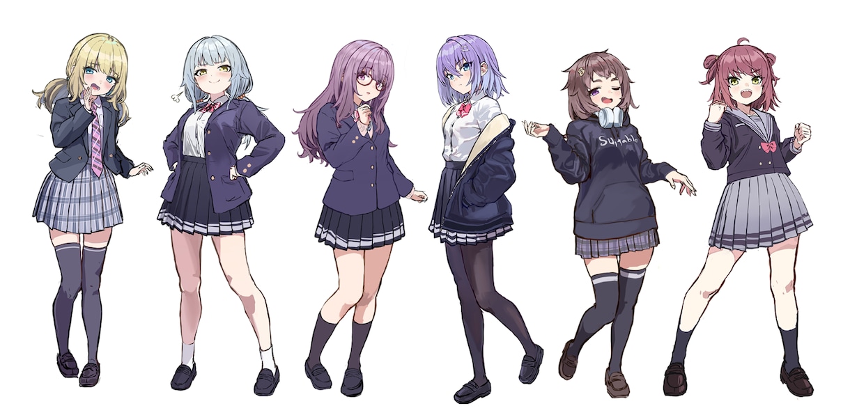 立ち絵を描きます 可愛い女の子を描くのが得意です。 イメージ8