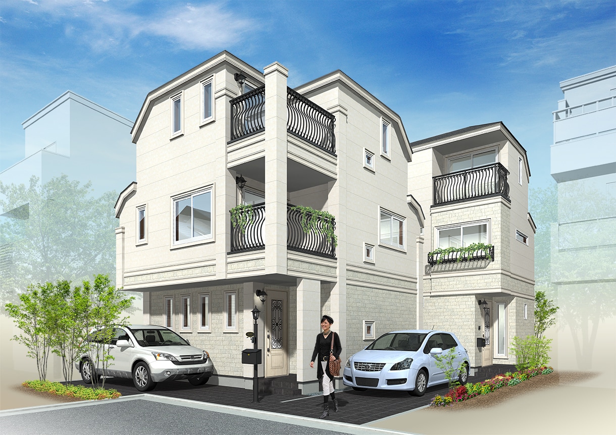 住宅の魅力を引き出す建築外観パース制作します 販売・提案に使える高品質な住宅パース イメージ6