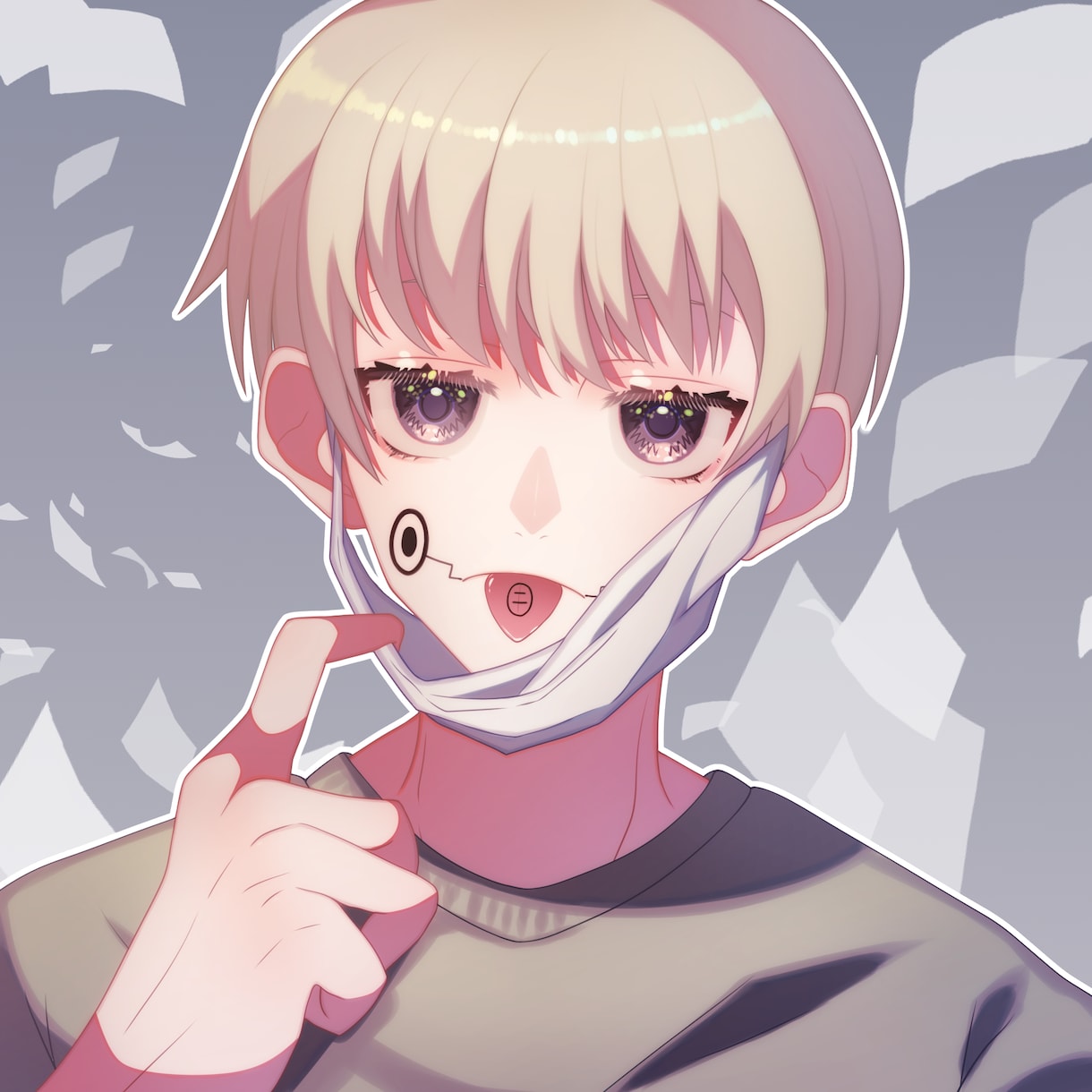 女の子も男の子も！オリジナルＳＮＳアイコン描きます コテキャ、オリジナル歓迎　キャラデザも可 イメージ2