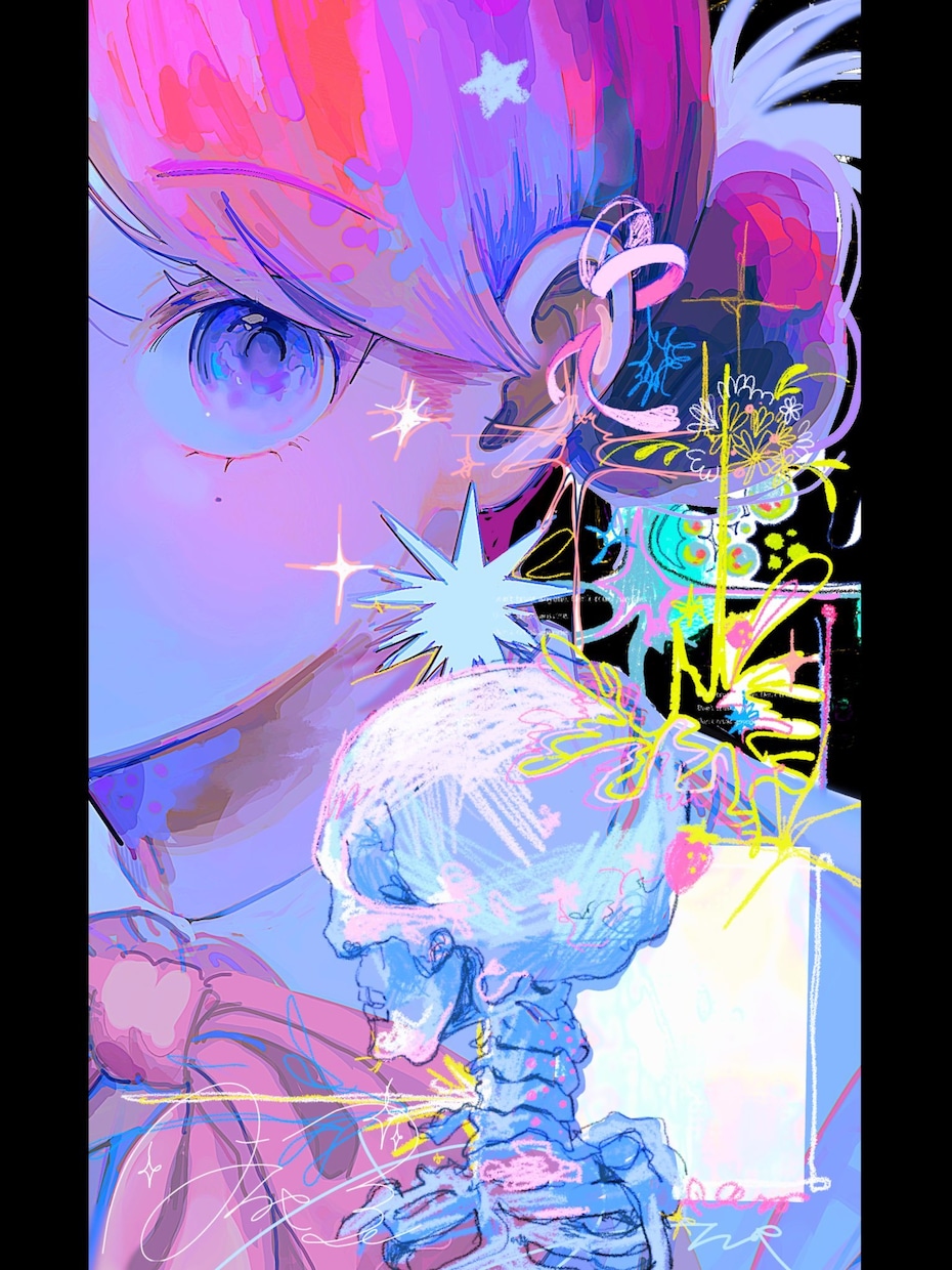 商用利用OK！宝石のような眩しい絵を描きます 色彩豊かで繊細な唯一無二の作品をお届けします。 イメージ2