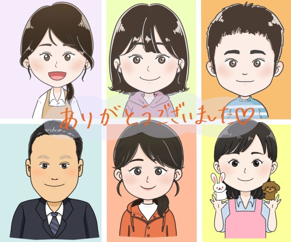 程よく似てる目を引く好感度UPな似顔絵描きます 修正無制限！初心者様大歓迎‼︎丁寧なヒアリング♪商用利用可 イメージ2
