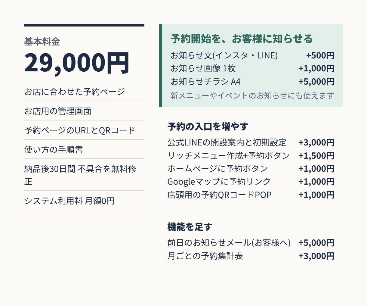 月額0円の来店予約システムを作ります 美容室・サロン・飲食店・教室に。お店の管理画面つき イメージ8