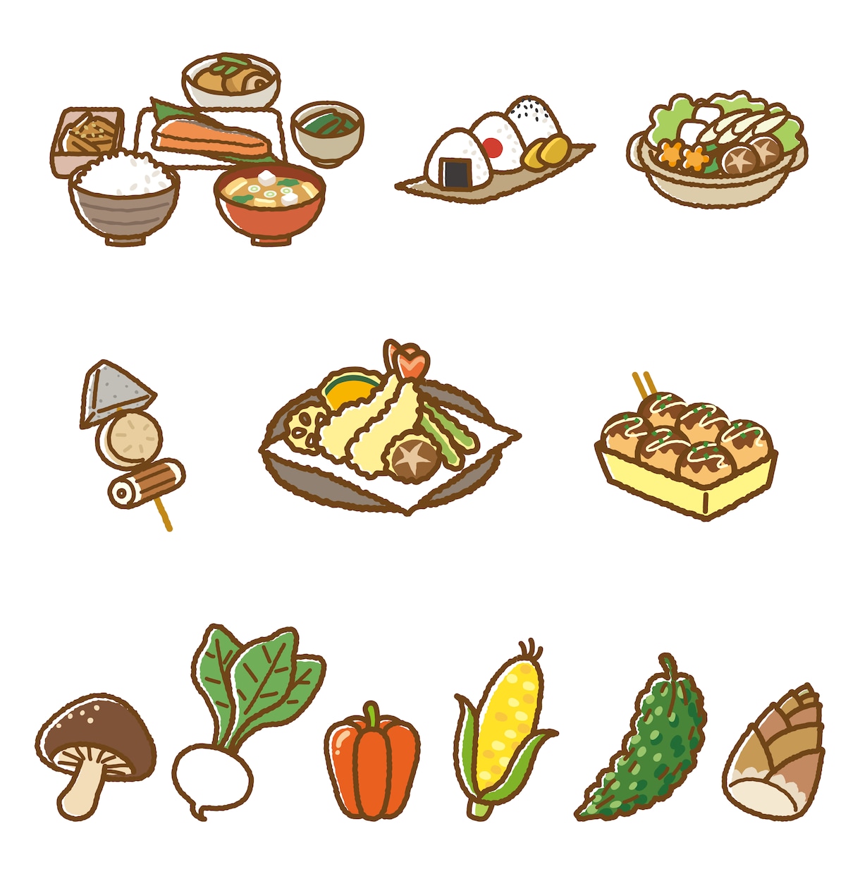 ベクター納品OK!食べ物イラスト制作いたします 【30年以上の実績!】書籍の挿絵などにいかがでしょうか イメージ8