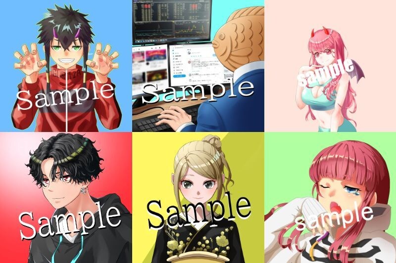 あなただけのアイコン・イラストお描きします Twitter/Instaなど、フォロワー増やしたい方へ◎ イメージ8