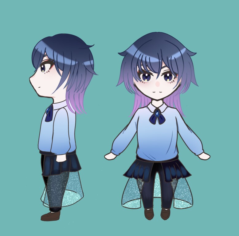 ミニキャラで似顔絵描きます 似顔絵を選択した絵柄でミニキャラを制作します。 イメージ4