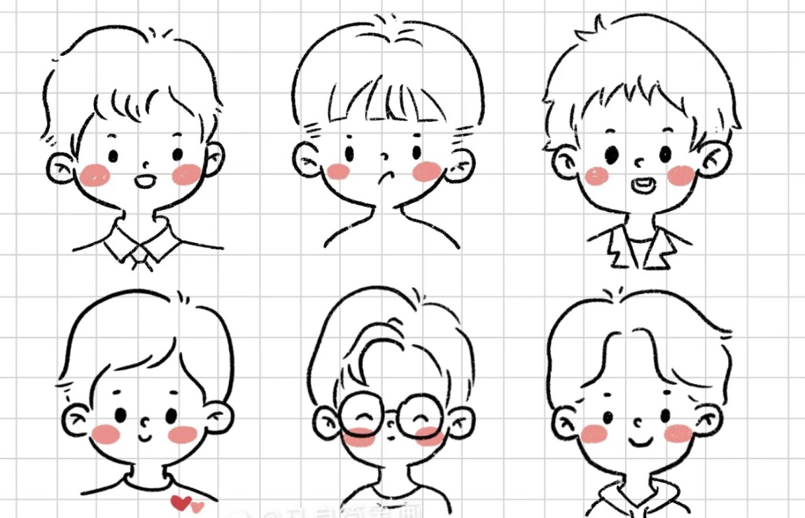 シンプルオシャレな線画似顔絵描きます お写真を元に似顔絵イラストをお描きします！ イメージ2