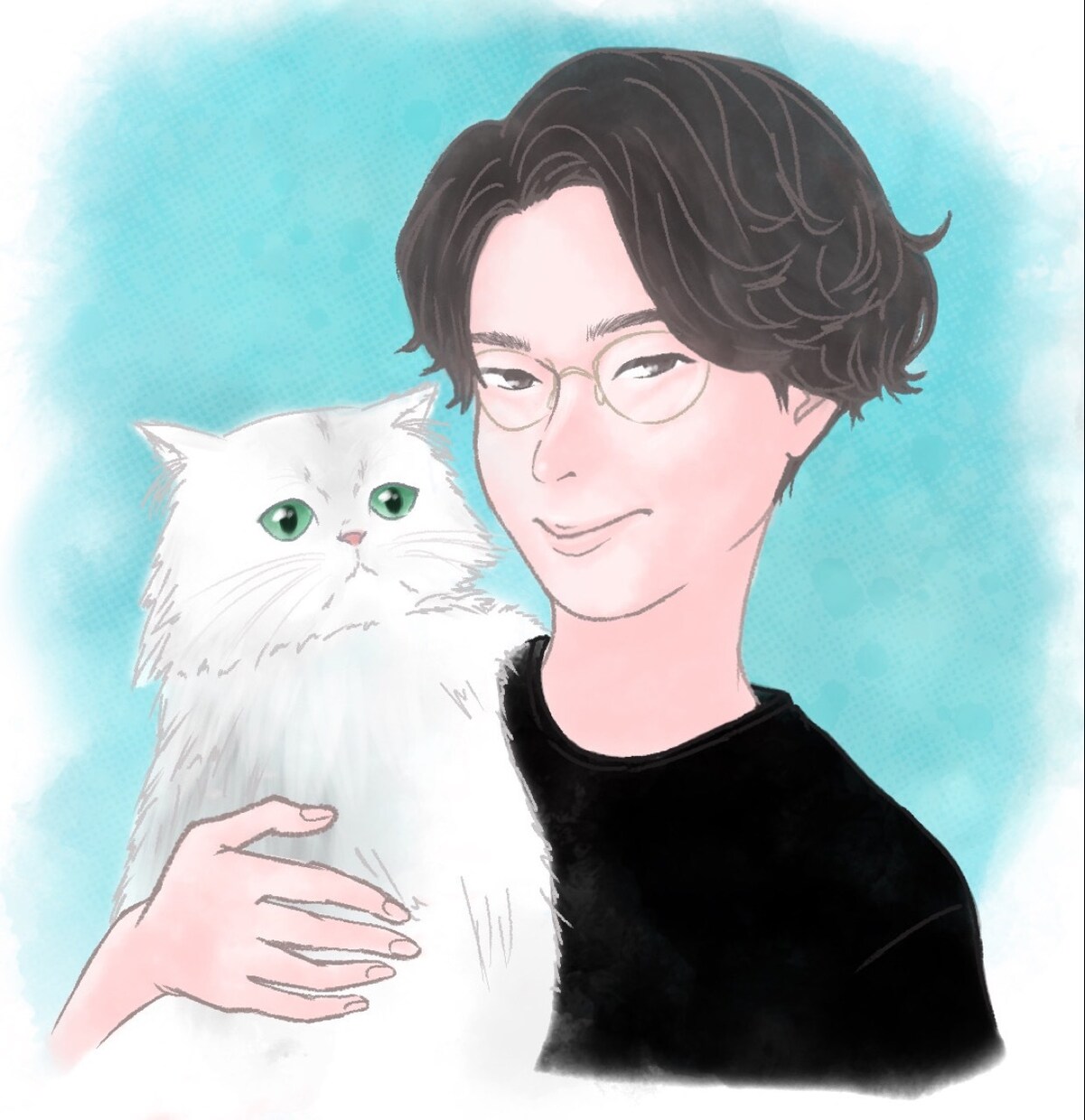 お好みのタッチでの似顔絵作成いたします ゆるふわ系からリアルタッチまで イメージ6