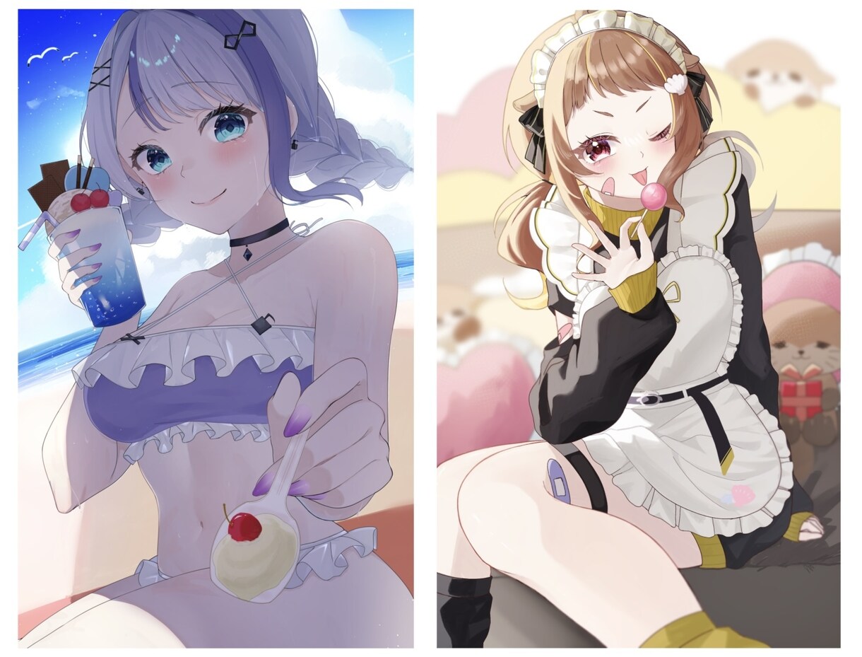 アイコン・1枚絵・立ち絵描きます 周年記念用、グッズ用、IRIAM用などにオススメです！ イメージ3